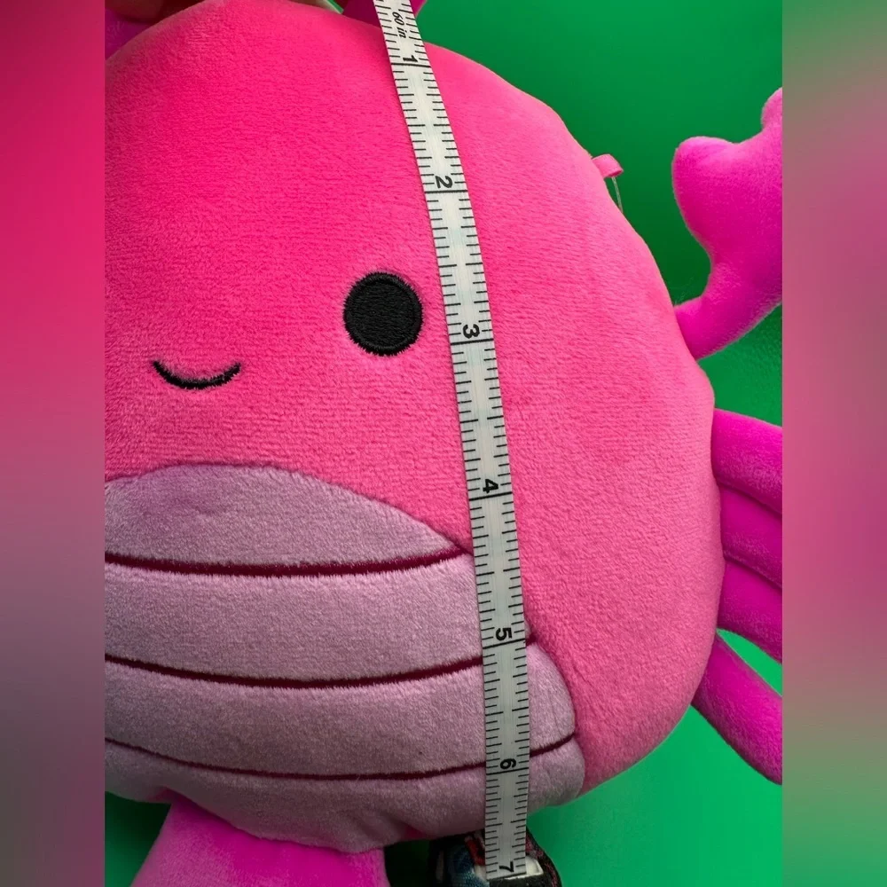 Squishmallows Pink and Gray Stuffed Animal
